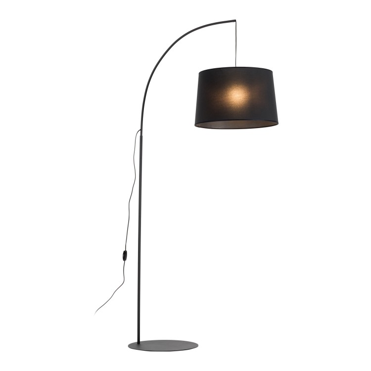 ORTA BLACK Lampa podłogowa 1 5417 TK Lighting Czarny Czarny