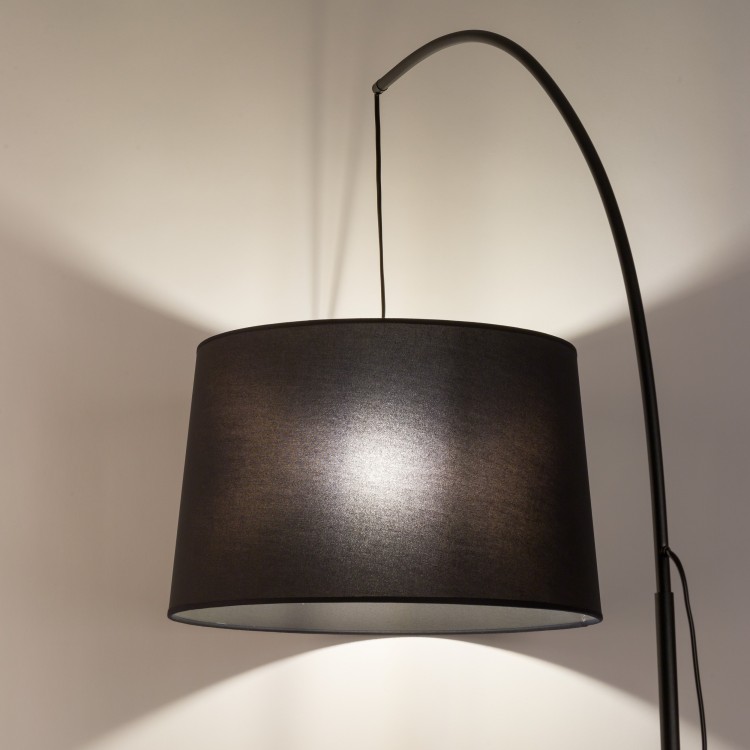 ORTA BLACK Lampa podłogowa 1 5417 TK Lighting Czarny Czarny