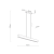 TEO LED Lampa wisząca 960 6615 TK Lighting