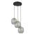 OMEGA Lampa wisząca 3 PŁ Koło 4573 TK Lighting Czarny Grafitowy