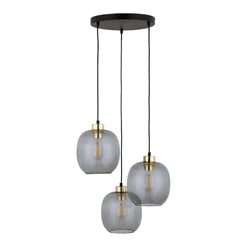 OMEGA Lampa wisząca 3 PŁ Koło 4573 TK Lighting Czarny Grafitowy