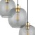 OMEGA Lampa wisząca 3 PŁ Koło 4573 TK Lighting Czarny Grafitowy