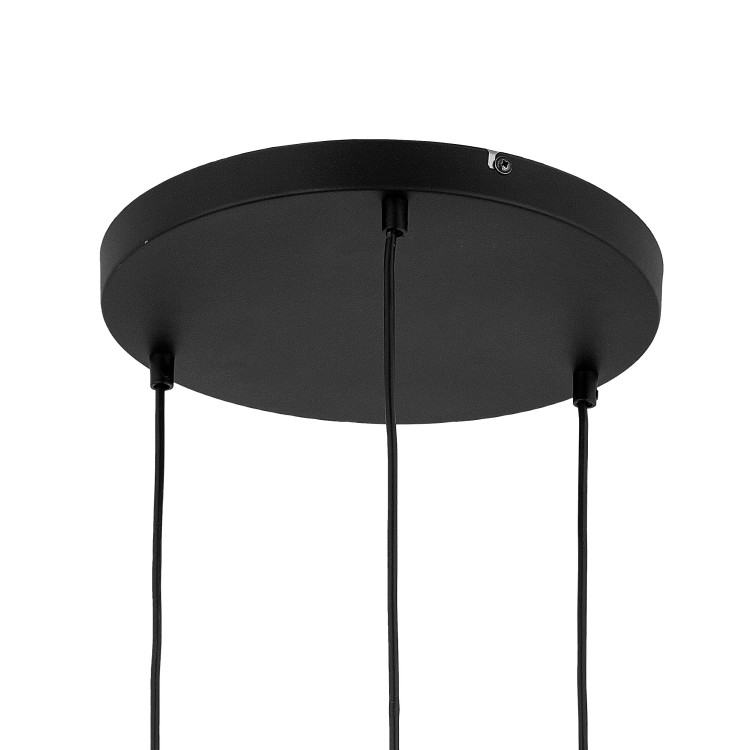 OMEGA Lampa wisząca 3 PŁ Koło 4573 TK Lighting Czarny Grafitowy