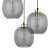 OMEGA Lampa wisząca 3 PŁ Koło 4573 TK Lighting Czarny Grafitowy