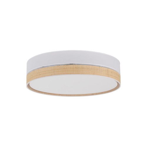 PAGLIA NEW WHITE Lampa sufitowa 450 4764 TK Lighting Biały Słomkowy, Biały