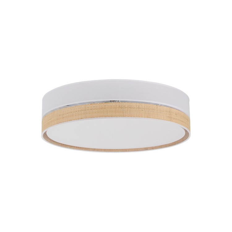 PAGLIA NEW WHITE Lampa sufitowa 450 4764 TK Lighting Biały Słomkowy, Biały