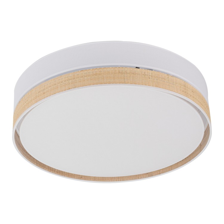 PAGLIA NEW WHITE Lampa sufitowa 450 4764 TK Lighting Biały Słomkowy, Biały