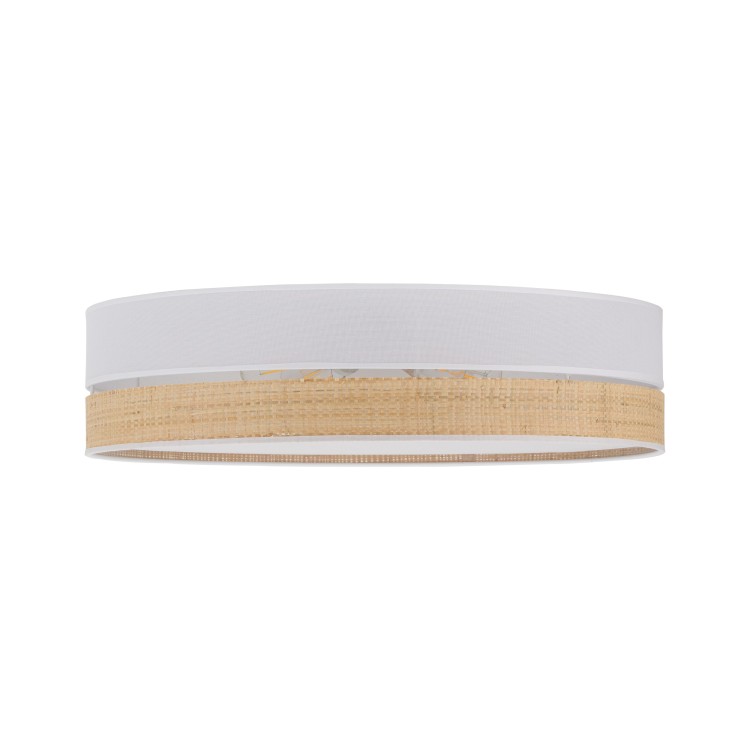 PAGLIA NEW WHITE Lampa sufitowa 450 4764 TK Lighting Biały Słomkowy, Biały