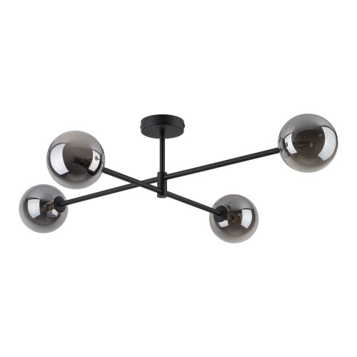 SARIUS BLACK / GRAPHITE Lampa sufitowa 4 6235 TK Lighting Czarny