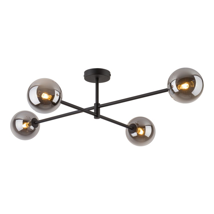 SARIUS BLACK / GRAPHITE Lampa sufitowa 4 6235 TK Lighting Czarny