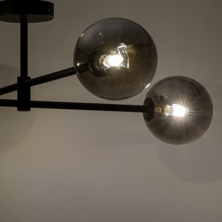 SARIUS BLACK / GRAPHITE Lampa sufitowa 4 6235 TK Lighting Czarny