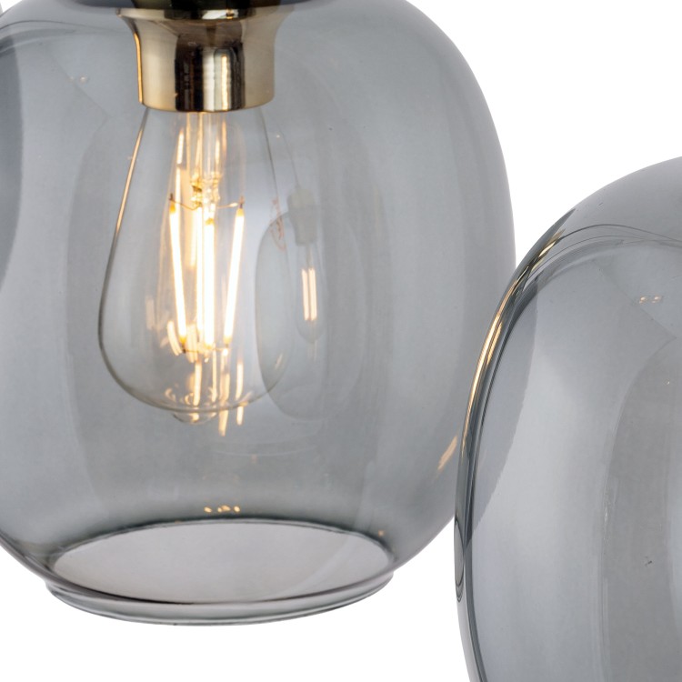 OMEGA Lampa wisząca 3 Listwa 4574 TK Lighting Czarny Grafitowy