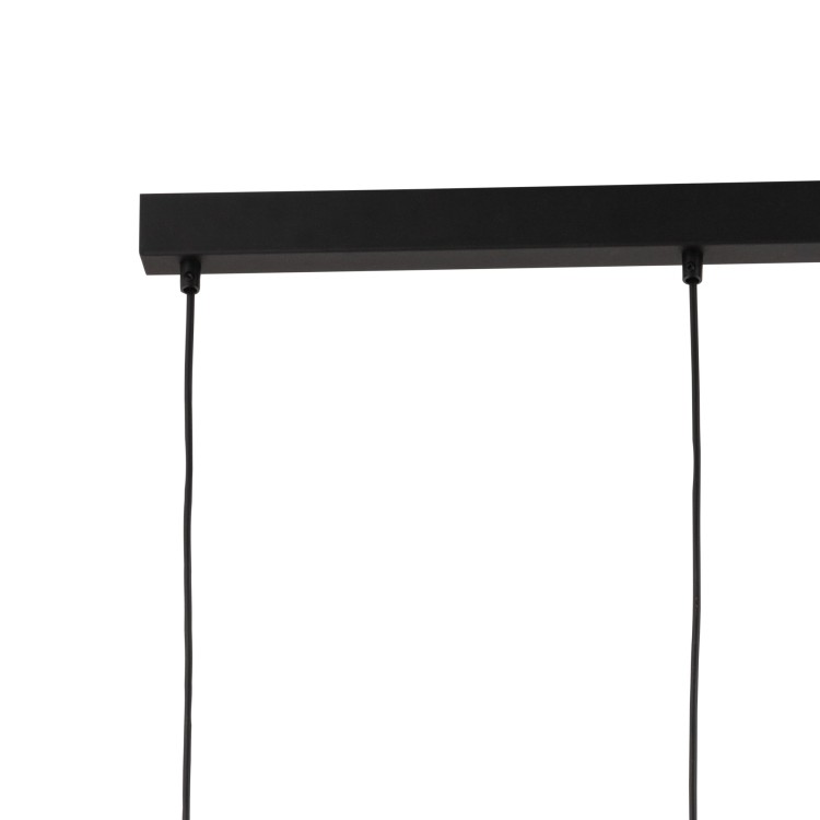 JUTA Lampa wisząca 3 Listwa 4597 TK Lighting Czarny Juta