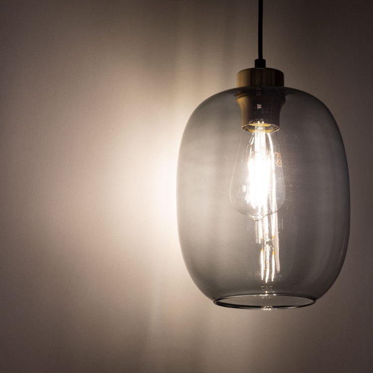 OMEGA Lampa wisząca 1 4572 TK Lighting Złoty, Czarny Grafitowy