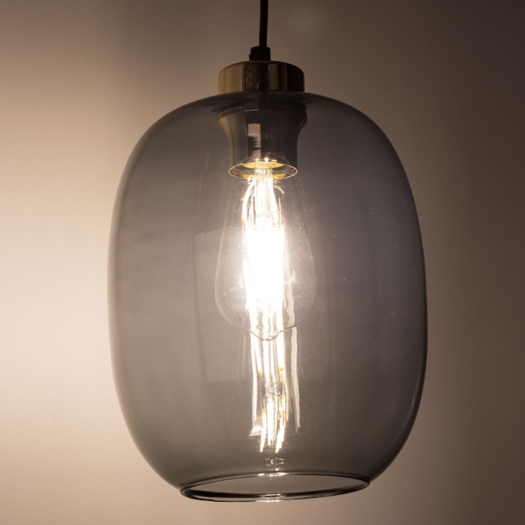 OMEGA Lampa wisząca 1 4572 TK Lighting Złoty, Czarny Grafitowy