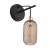 PESCARA Kinkiet 1 6480 TK Lighting Czarny Bursztynowy