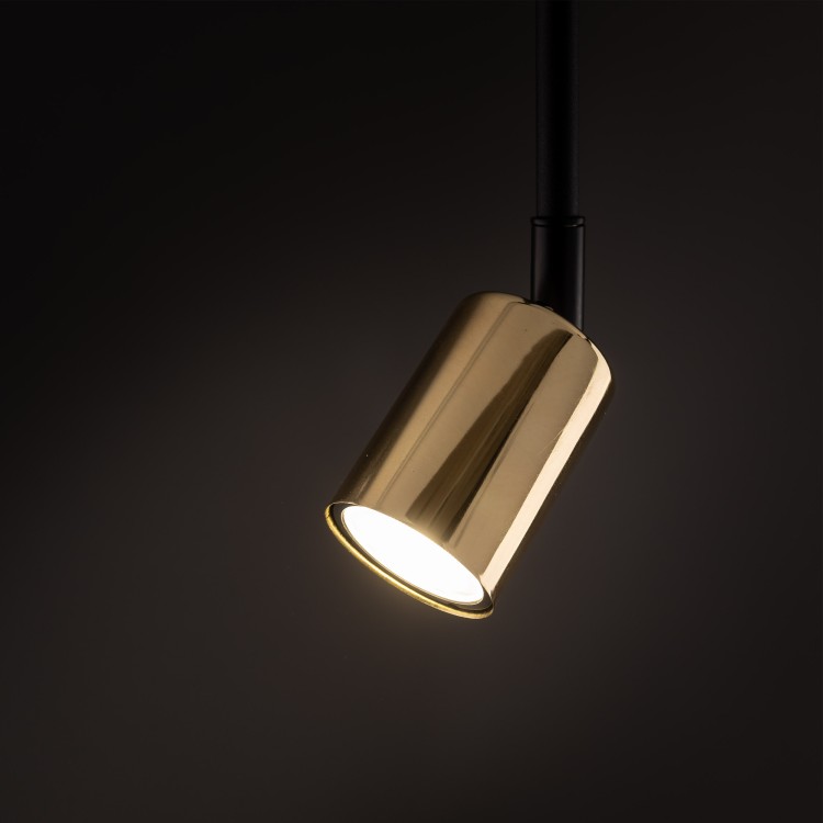 TRACER TOP GOLD LONG 1 GU10 4920 TK Lighting Złoty, Czarny Złoty