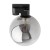 TRACER BLACK GRAPHITE GLASS 1 G9 4922 TK Lighting Czarny Grafitowy