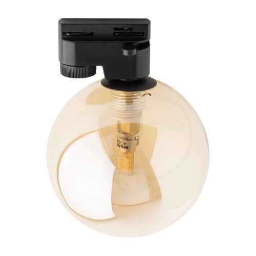 TRACER BLACK AMBER GLASS 1 G9 4924 TK Lighting Czarny Bursztynowy