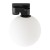 TRACER BLACK WHITE GLASS 1 G9 4923 TK Lighting Czarny Biały