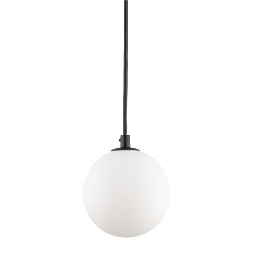 TRACER BLACK WHITE GLASS wisząca 1 G9 4927 TK Lighting Czarny Biały