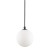 TRACER BLACK WHITE GLASS wisząca 1 G9 4927 TK Lighting Czarny Biały