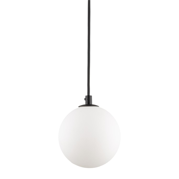 TRACER BLACK WHITE GLASS wisząca 1 G9 4927 TK Lighting Czarny Biały