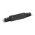 TRACER BLACK Łącznik prosty z podłączeniem zasilającym 4529 TK Lighting Czarny Czarny