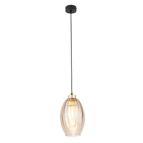SEBO Lampa wisząca 1 4633 TK Lighting Złoty, Czarny Bursztynowy
