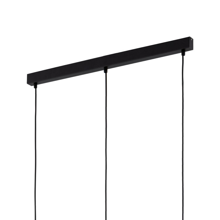 SEBO Lampa wisząca 3 Listwa 4635 TK Lighting Złoty, Czarny Bursztynowy