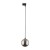 TRACER BLACK GRAPHITE GLASS wisząca 1 G9 4926 TK Lighting Czarny Grafitowy
