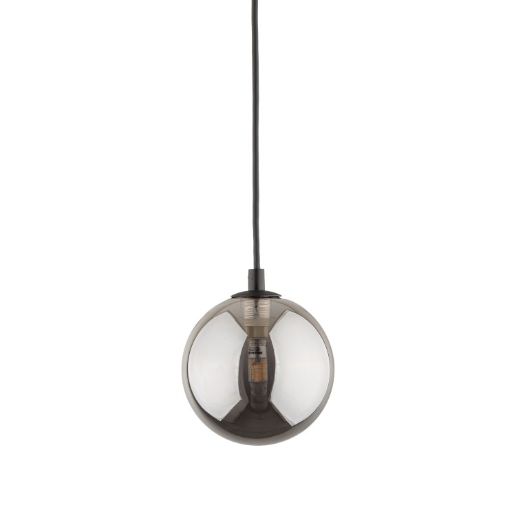 TRACER BLACK GRAPHITE GLASS wisząca 1 G9 4926 TK Lighting Czarny Grafitowy