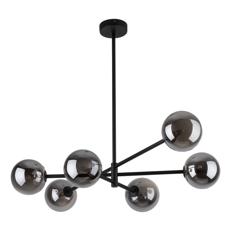 SARIUS BLACK / GRAPHITE Lampa sufitowa 6 6236 TK Lighting Czarny Grafitowy