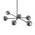 SARIUS BLACK / GRAPHITE Lampa sufitowa 6 6236 TK Lighting Czarny Grafitowy