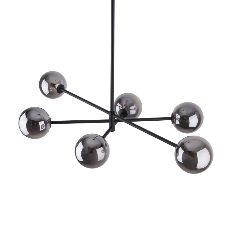 SARIUS BLACK / GRAPHITE Lampa sufitowa 6 6236 TK Lighting Czarny Grafitowy