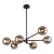 SARIUS BLACK / GRAPHITE Lampa sufitowa 6 6236 TK Lighting Czarny Grafitowy