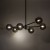 SARIUS BLACK / GRAPHITE Lampa sufitowa 6 6236 TK Lighting Czarny Grafitowy