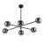 SARIUS BLACK / GRAPHITE Lampa sufitowa 6 6236 TK Lighting Czarny Grafitowy