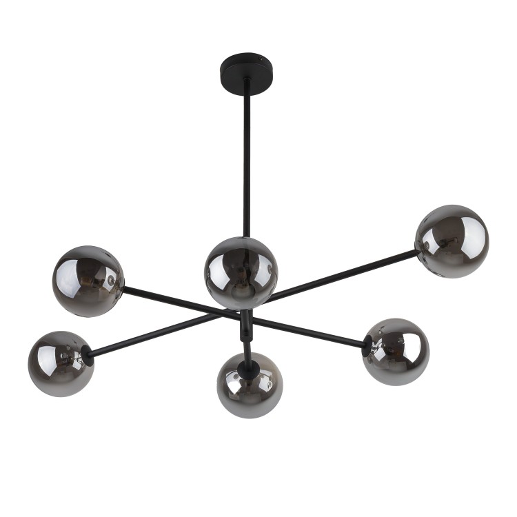 SARIUS BLACK / GRAPHITE Lampa sufitowa 6 6236 TK Lighting Czarny Grafitowy