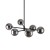 SARIUS BLACK / GRAPHITE Lampa sufitowa 6 6236 TK Lighting Czarny Grafitowy