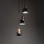 CAIRO Lampa wisząca 3 4895 TK Lighting Sosna, Czarny Czarny