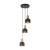 CAIRO Lampa wisząca 3 4895 TK Lighting Sosna, Czarny Czarny