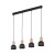 CAIRO Lampa wisząca 4 4896 TK Lighting Sosna, Czarny Czarny