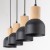 CAIRO Lampa wisząca 4 4896 TK Lighting Sosna, Czarny Czarny