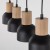 CAIRO Lampa wisząca 4 4896 TK Lighting Sosna, Czarny Czarny