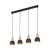 CAIRO Lampa wisząca 4 4896 TK Lighting Sosna, Czarny Czarny