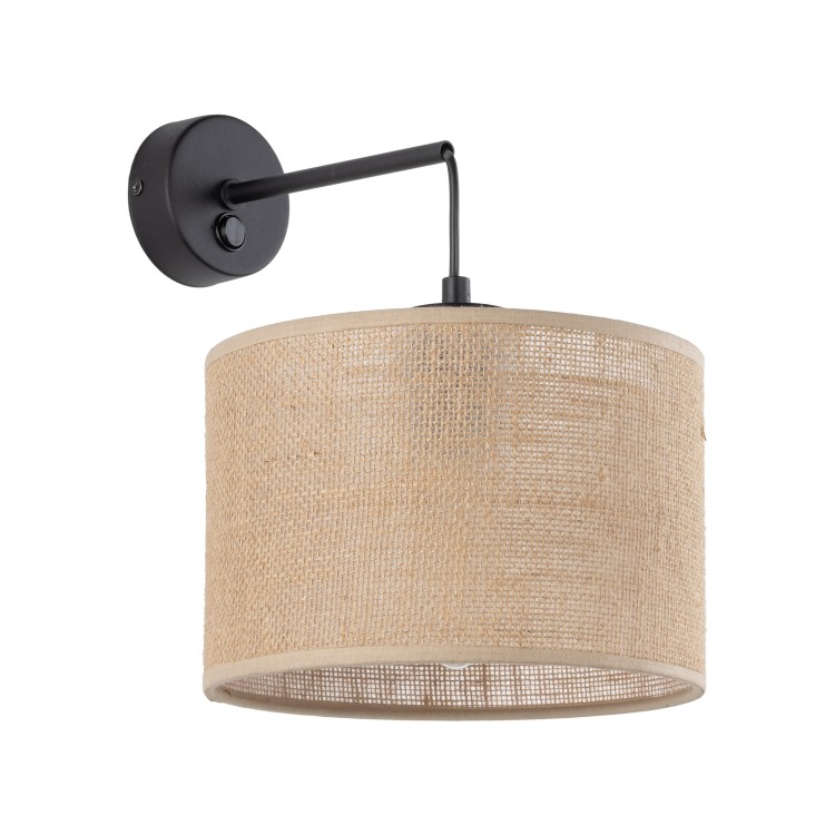 JUTA Kinkiet 1 6858 TK Lighting Czarny Juta