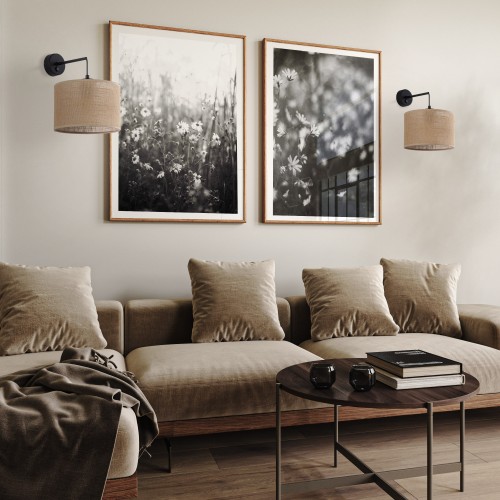 JUTA Kinkiet 1 6858 TK Lighting Czarny Juta