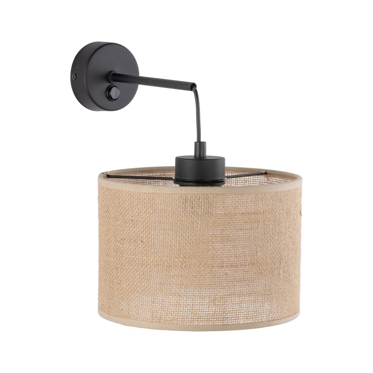 JUTA Kinkiet 1 6858 TK Lighting Czarny Juta
