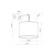 JUTA Kinkiet 1 6858 TK Lighting Czarny Juta